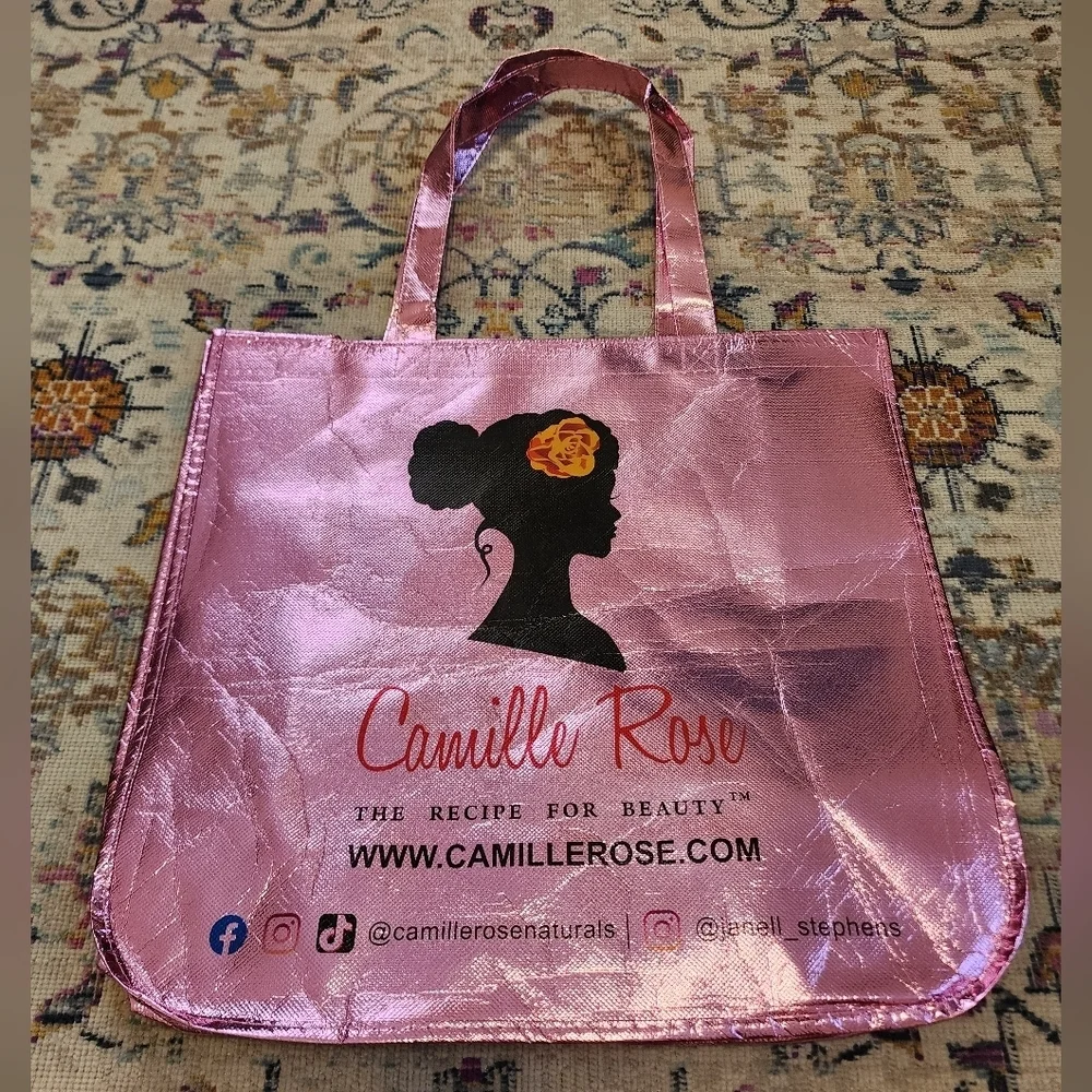 Shiny Pink Tote Bag